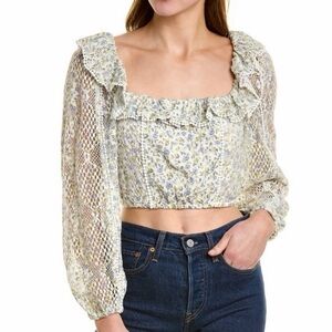 LoveShackFancy Dorabella Crop Top